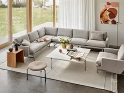 Fritz Hansen Lissoni PL117S Hjørnesofa, Clay 012 fra> Sofaer