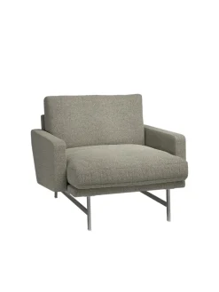 Fritz Hansen Lissoni PL111S Lounge Chair, Moss 015 fra> Lænestole