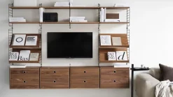 String Furniture Living Room F fra String> Reolsystemer