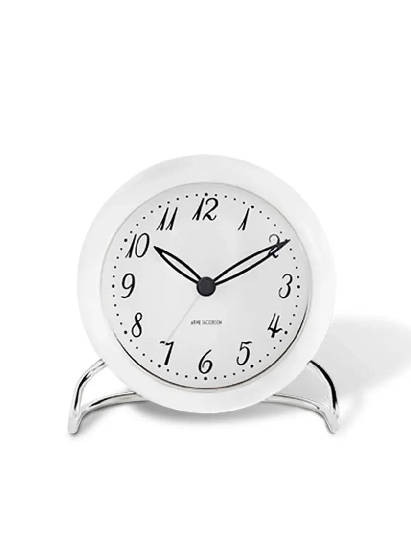 Arne Jacobsen Clocks LK Bordur, hvid af Arne Jacobsen> Gaver Til Ham