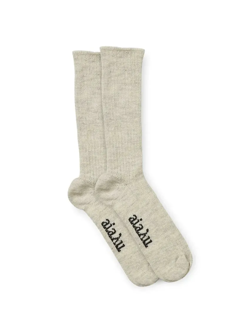 Aiayu Llama Socks, pure stormy fra> Gaver Til Hende|Tøj
