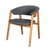 Cane-line Luna Stol, teak/grey fra> Havestole
