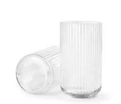 Lyngby Porcelæn Lyngbyvasen i klar glas fra><noscript><img width=