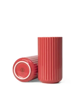 Lyngby Porcelæn Lyngbyvasen i rosa, H25 cm fra><noscript><img width=
