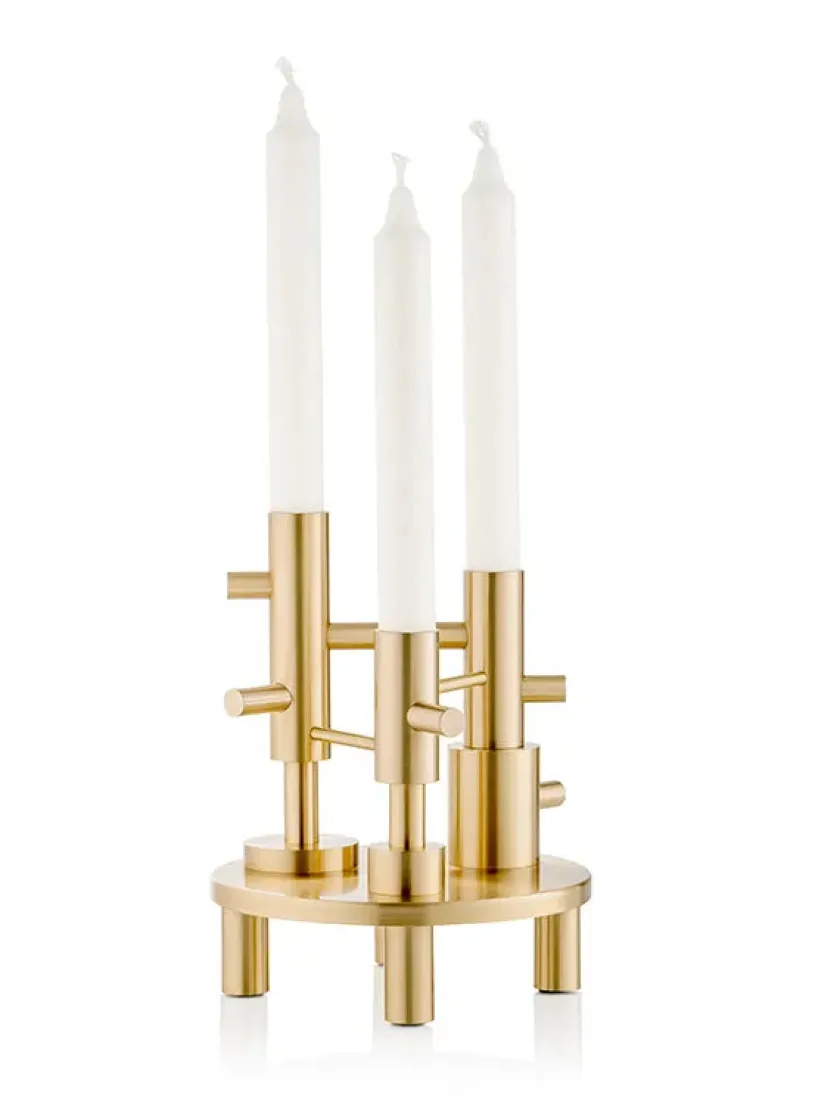 Fritz Hansen Lysestage large messing af Jaime Hayon> Lysestager