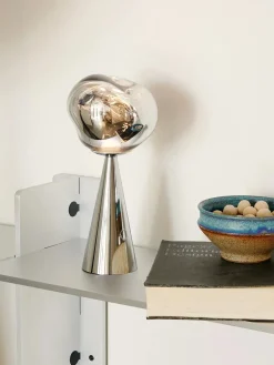 Tom Dixon Melt Portable Bordlampe, silver fra> Portable Lamper|Spots