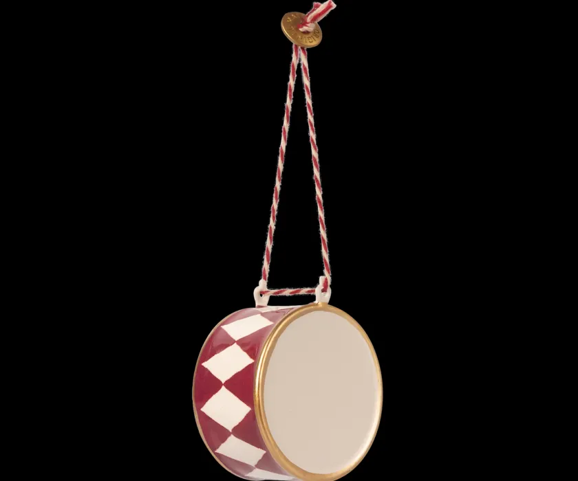 Maileg Metal ornament, Nisse med Stearinlys fra> Nisser|Juletræspynt