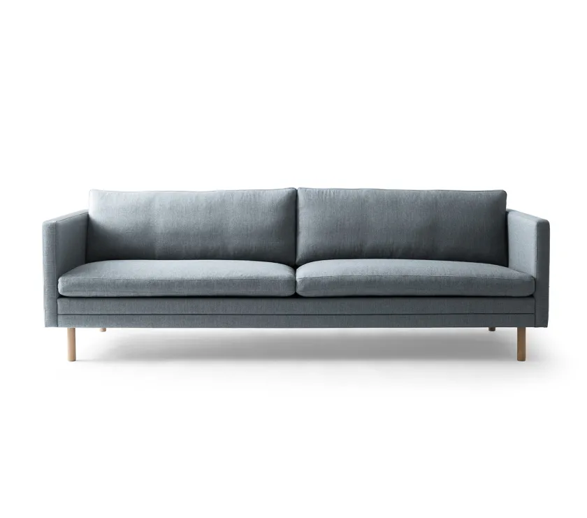 Mogens Hansen MH276 4 pers. sofa i Baltique anilinlæder fra> Sofaer