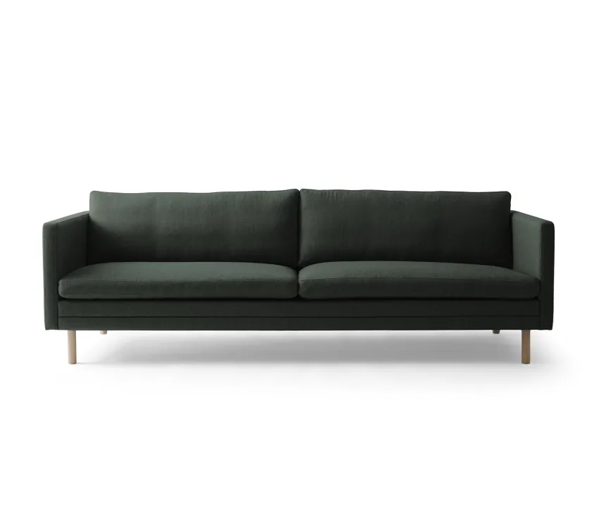 Mogens Hansen MH276 4 pers. sofa i Baltique anilinlæder fra> Sofaer