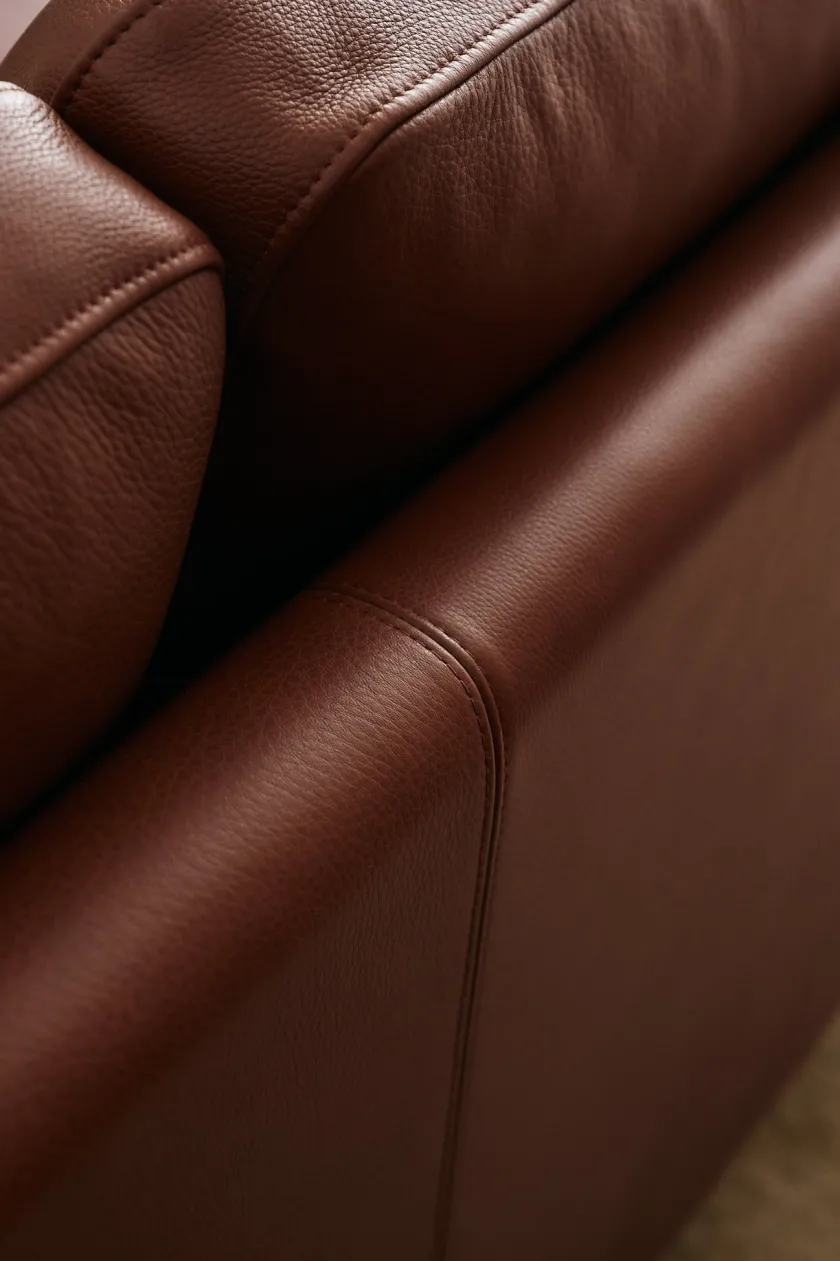 Mogens Hansen MH276 3 pers. sofa i Baltique anilinlæder fra> Sofaer