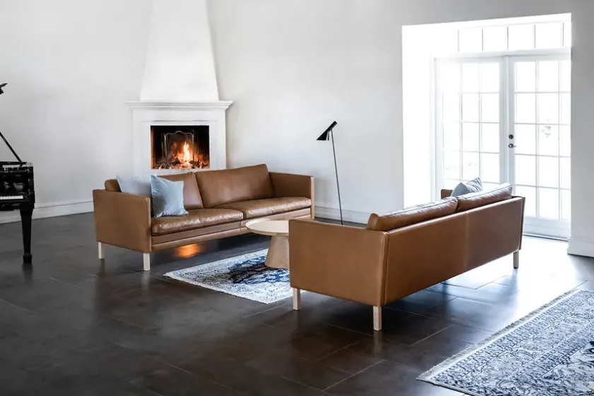 Mogens Hansen MH2614/MH2615 sofa, Frej læder fra> Sofaer