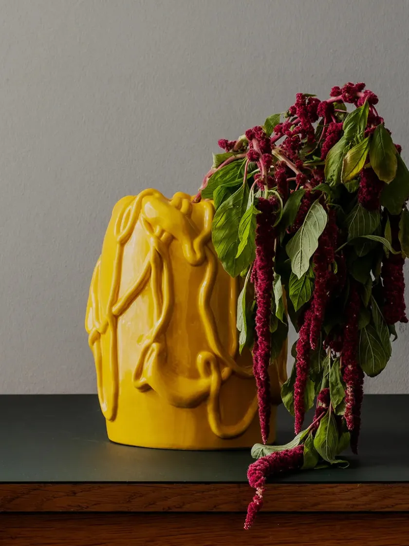 raawii Michael Kvium Jam Vase, persimmon orange fra> Vaser