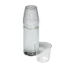Nine Milk, set of 1 carafe + 2 glasses, clear fra> Kander|Service