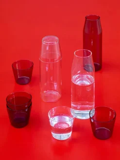 Nine Milk, set of 1 carafe + 2 glasses, aqua fra><noscript><img width=