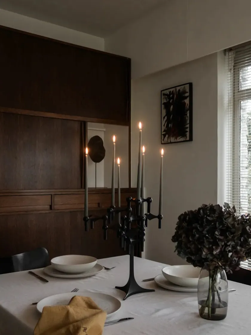 STOFF Nagel Nagel Lysestage, messing fra> Lysestager