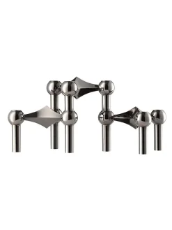 STOFF Nagel Nagel Lysestage, sort fra><noscript><img width=
