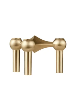 STOFF Nagel Nagel Lysestage, sort krom fra><noscript><img width=
