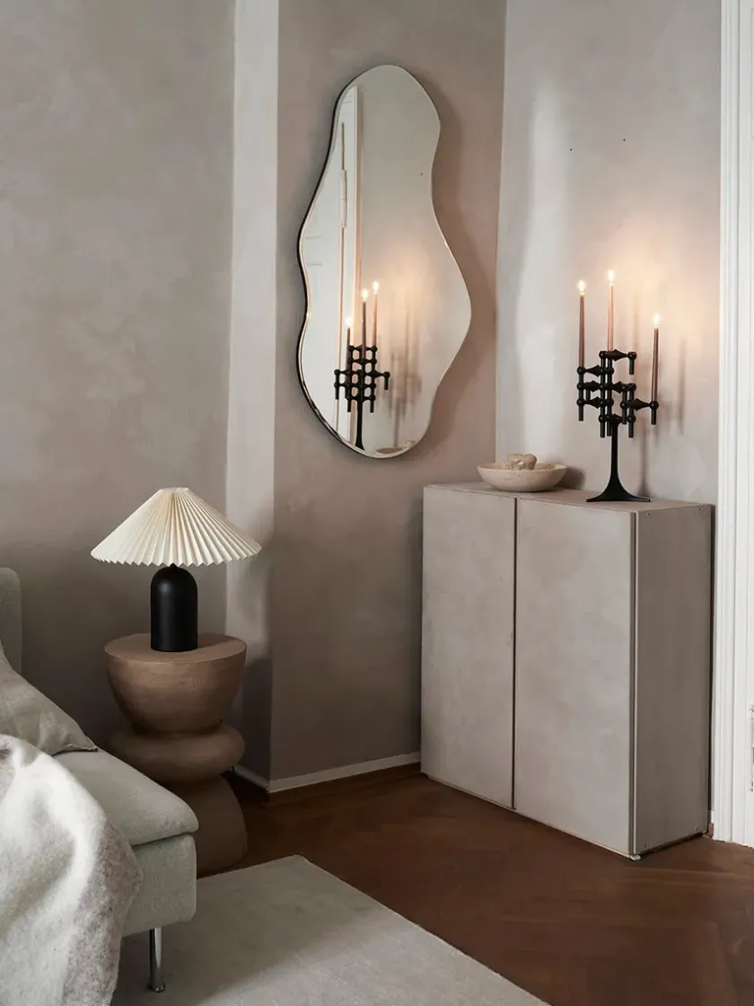 STOFF Nagel Nagel Stand, sort fra> Gaver Til Ham|Lysestager