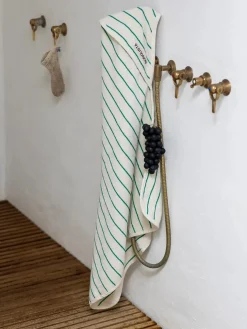 Bongusta Naram Baby Towel, white & grass fra><noscript><img width=