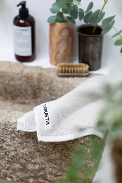 Bongusta Naram towel - Lilac & Neon yellow fra><noscript><img width=