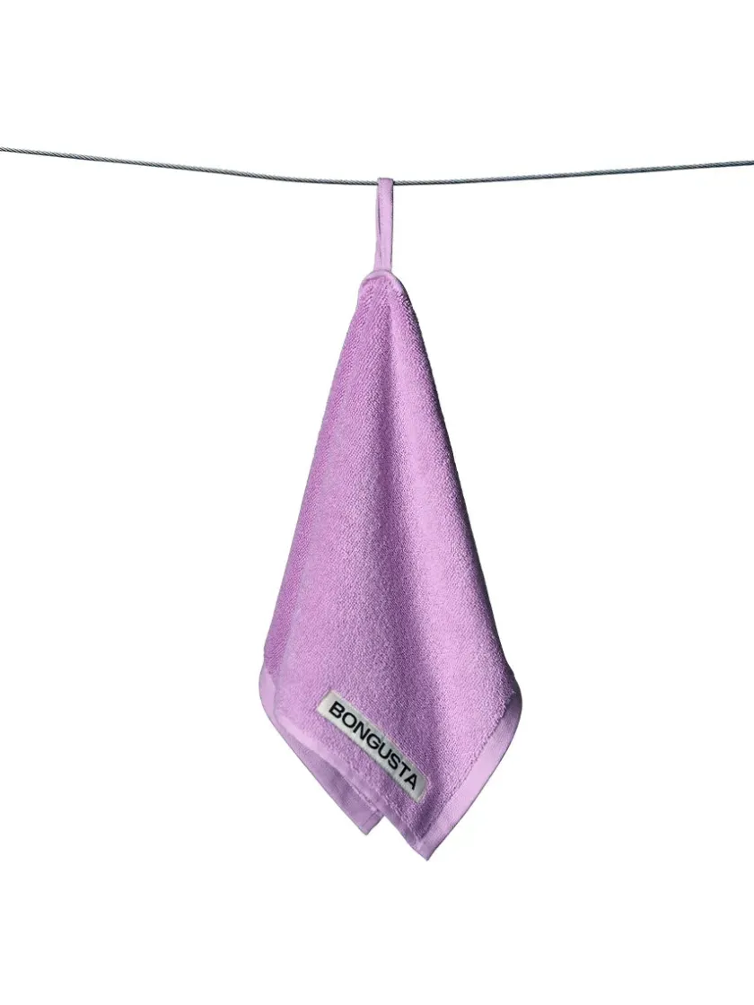 Bongusta Naram towel - Soft Fuchsia fra> Badeværelsestekstiler
