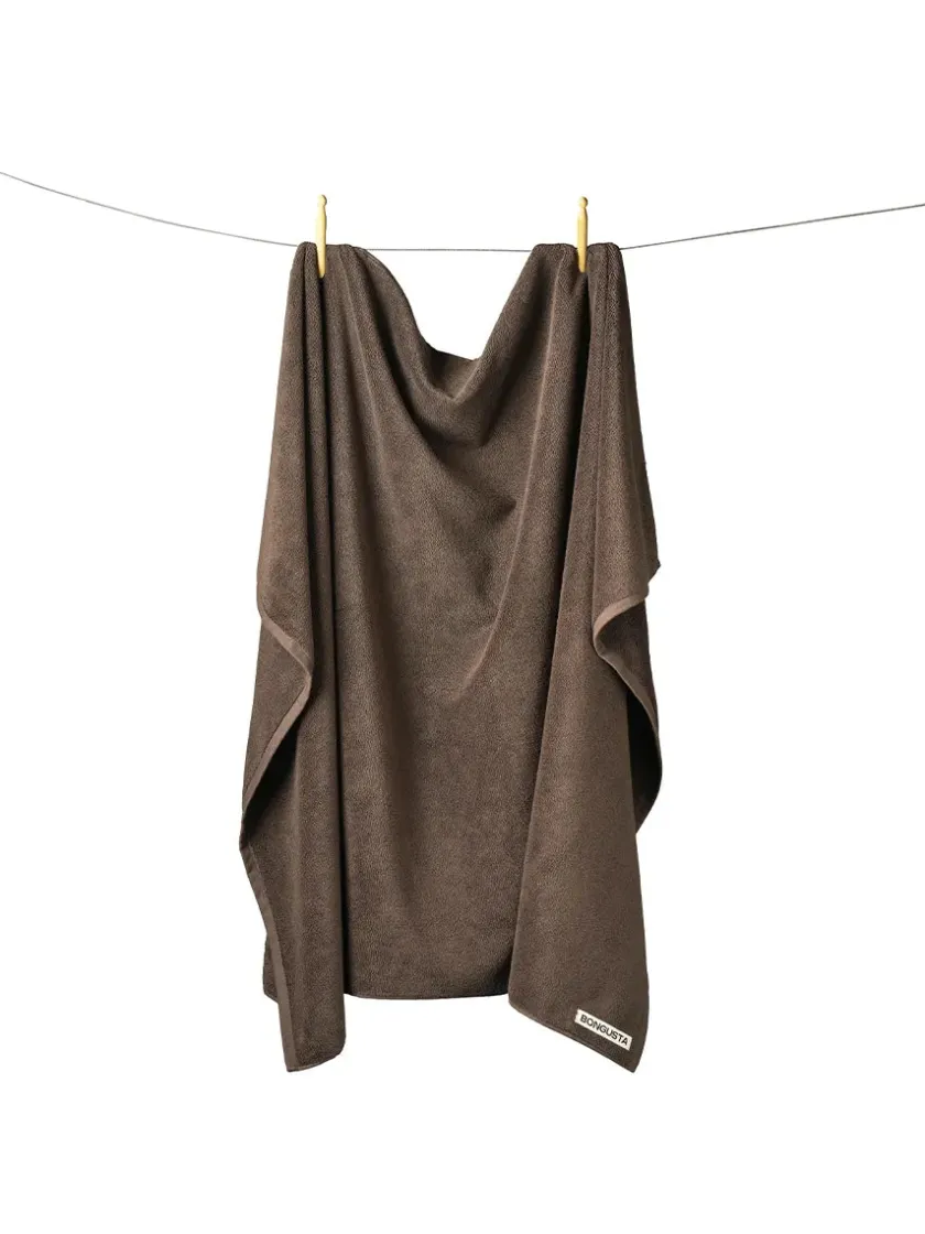 Bongusta Naram towel - Soft Fuchsia fra> Badeværelsestekstiler