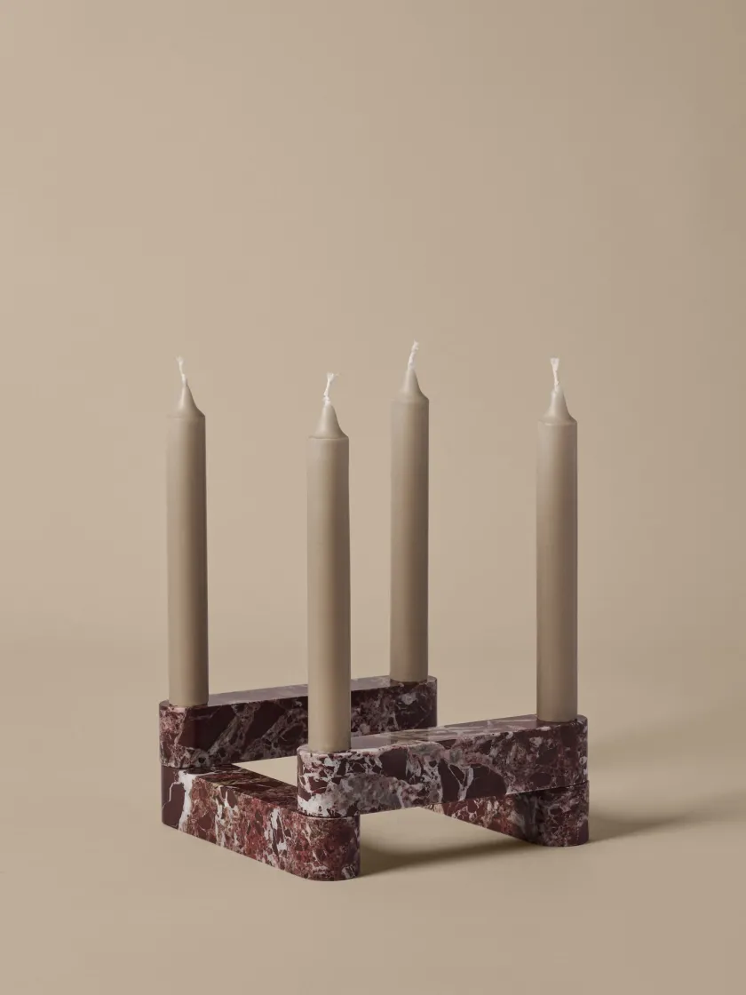 Ferm Living Newel Modular Candle Holder, lysestage sæt af 4 stk. fra> Lysestager