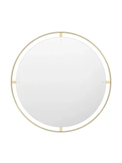 Audo Copenhagen Nimbus Mirror Ø110, brass fra><noscript><img width=