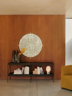 Audo Copenhagen Nimbus Mirror Ø110, brass fra><noscript><img width=