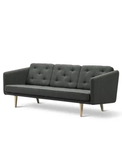 Fredericia Furniture No. 1 Sofa 3-personers, Fiord af Børge Mogensen><noscript><img width=
