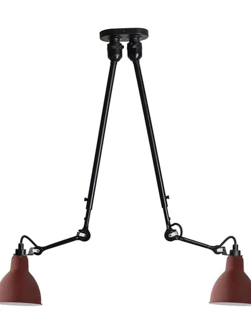 Lampe Gras Nr. 302 dobbelt loftlampe fra> Spots|Pendler
