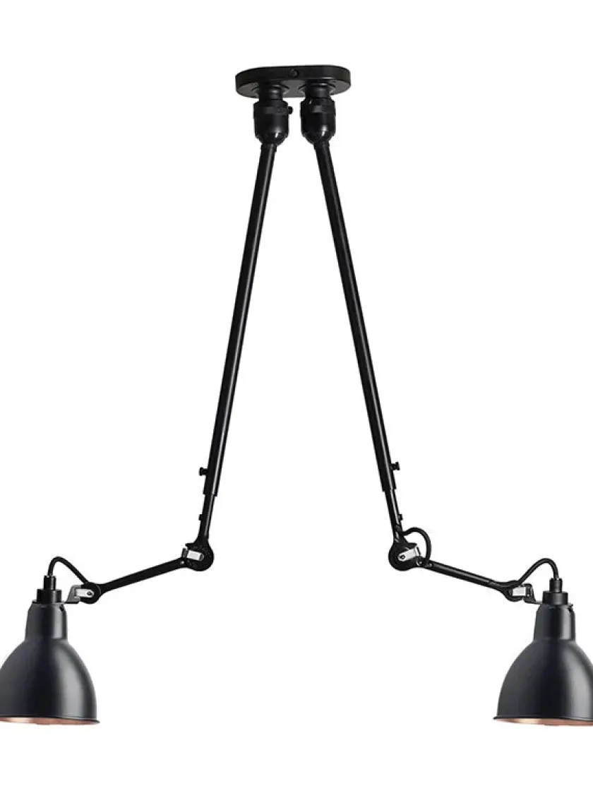 Lampe Gras Nr. 302 dobbelt loftlampe fra> Spots|Pendler
