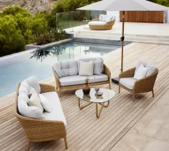 Cane-line Ocean 3-pers. Sofa, flat weave fra><noscript><img width=