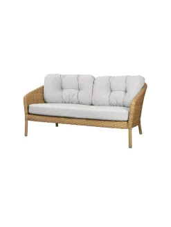 Cane-line Ocean 2-pers. Sofa, flat weave fra> Udendørs Loungemøbler
