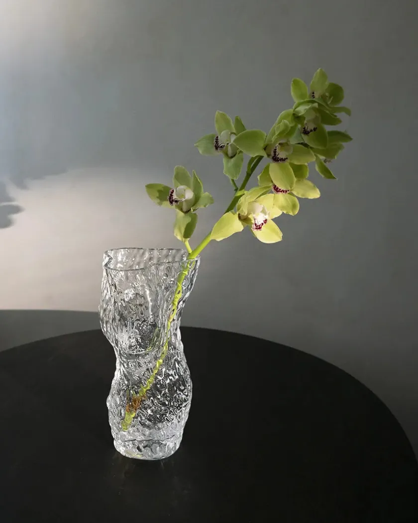 Hein Studio Ostrea Vase, amber fra> Vaser