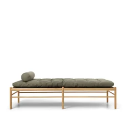 Carl Hansen & Søn OW150 daybed eg olie, Terra-læder af Ole Wanscher> Daybeds|Sofaer