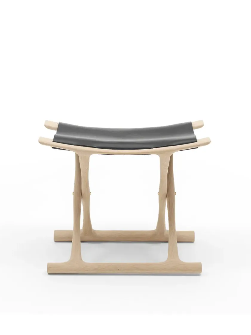 Carl Hansen & Søn OW2000 Egypter stol af Ole Wanscher> Skamler