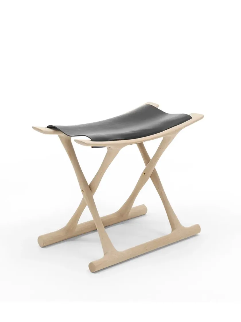 Carl Hansen & Søn OW2000 Egypter stol af Ole Wanscher> Skamler