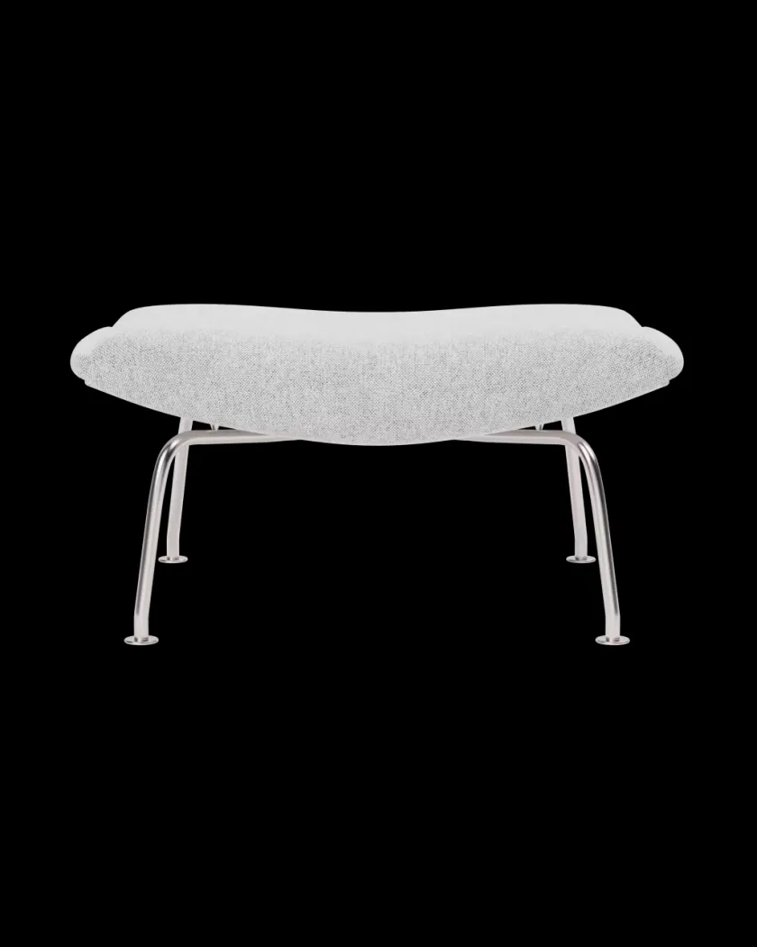 Fredericia Furniture OX Skammel - Grå Hallingdal 116 af Hans J. Wegner> Skamler