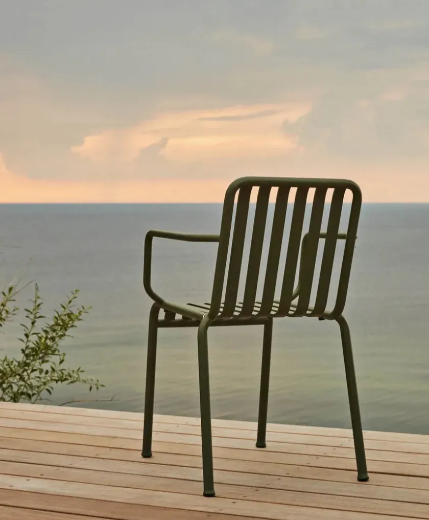 HAY Palissade Armchair, antracit fra> Havestole