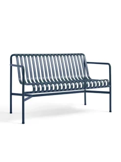 HAY Palissade Dining Bench, sky grey fra> Havebænke