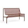 HAY Palissade Dining Bench uden armlæn, iron red fra> Havebænke