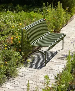 HAY Palissade Dining Bench uden armlæn, hot galvanised fra><noscript><img width=