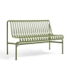 HAY Palissade Dining Bench uden armlæn, olive fra> Havebænke