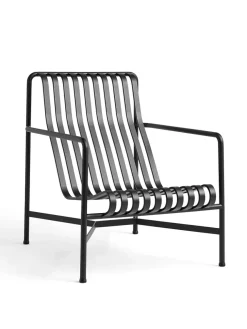 HAY Palissade Lounge Chair High, olive fra> Udendørs Loungemøbler|Havestole