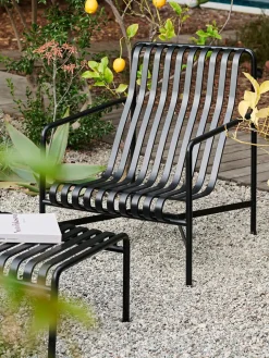 HAY Palissade Lounge Chair High, iron red fra><noscript><img width=
