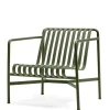 HAY Palissade Lounge Chair Low, olive fra> Udendørs Loungemøbler|Havestole