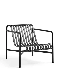 HAY Palissade Lounge Chair Low, antracit fra> Udendørs Loungemøbler|Havestole