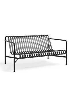 HAY Palissade Lounge Sofa, antracit fra> Udendørs Loungemøbler