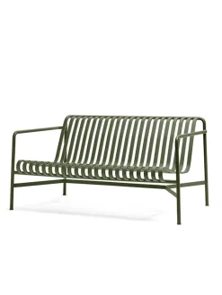 HAY Palissade Lounge Sofa, olive fra> Udendørs Loungemøbler
